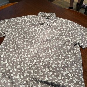 J crew floral button up
